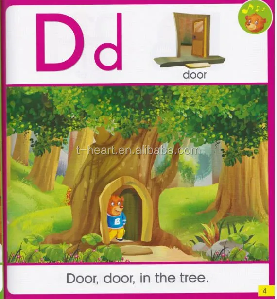 Colorful English audio ABC books with Talking pen for 2-6 years kids