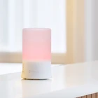 Custom white aroma essential oil humidifier colorful led light scent diffuser lamp