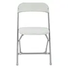 Plastic rectangular folding table set for play card picnic meeting events