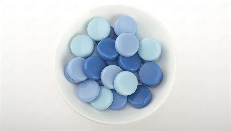 20sr16 blue round glass mosaic diy creative birthday gift