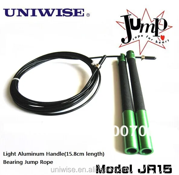 UIC-JR15 Green or silver skipping rope-Buy gym surge Jump Rope,speed rope