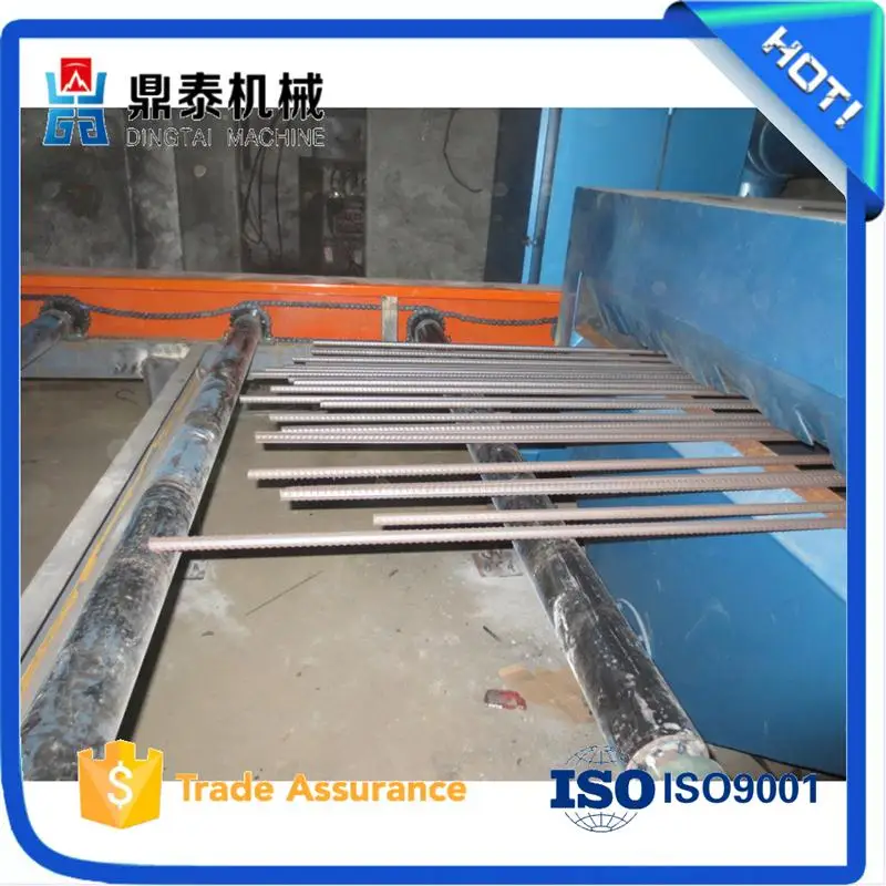 Professional rebar shot blasting machine, blasting equipment
