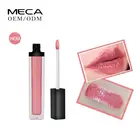 2018 Hot mineral Wet Shiny Lip Makeup Liquid lipstick with Glossy Lipgloss