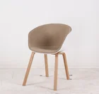 Commercio all'ingrosso di Alta Qualità del Tessuto di Legno Gamba della Sedia Moderna Sedia Per Sala da pranzo