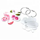 Clear Plastic Custom Acrylic Photo Keychain