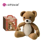 Handmade Knitting Needle Kit Diy Bear Crochet Dolls Amigurumi Crochet Craft Toys