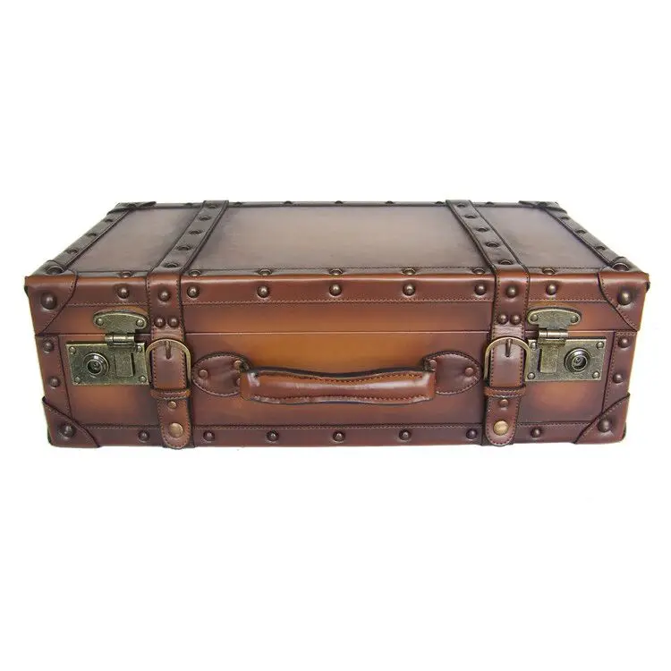 suitcase leather vintage