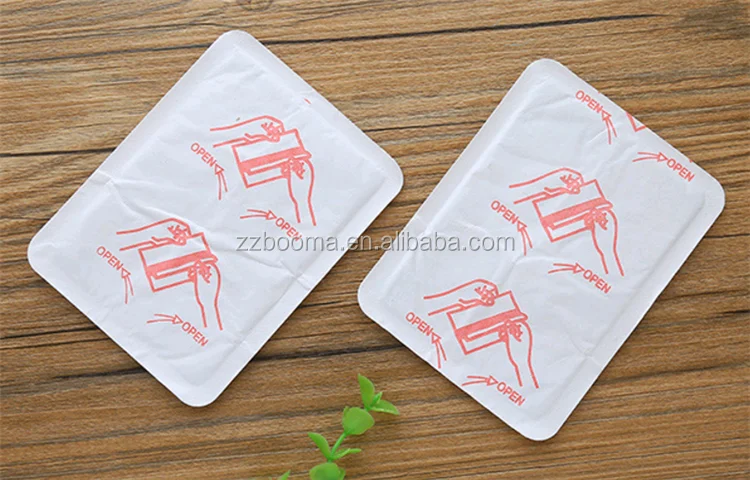 Disposable air activated deep heat patch women menstrual cramp relief warmer pad