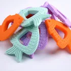 Hot sale good material silicone baby teether toy baby colorful soft touch toys with good price