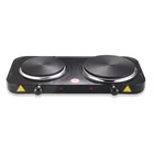 2500W Double Burner Solid Electric Hot Plate Cooker Portable With Double Twin Cooking Hob Hotplate Stove