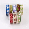 Roll Gift Decorative Tapes Wholesale Custom Printed Christmas Logo Webbing Satin Ribbons for Package