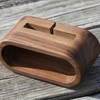 High Quality Wooden Black Walnut Phone Speaker Dock