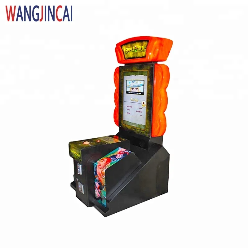 Moneda operado niños parkour premio de la Lotería máquinas temple run 2 electrónicos carrera máquinas de juegos