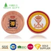 Fashion design custom metal stamping soft enamel embossed 3d logo military souvenir euro coin