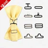 Fashion Metal bow tie buckle,hardware,hook and eye bow tie hooks