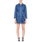 15 Years Factory Free Sample High Quality Custom Long Woman Denim Jacket