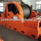 40 tonne electric slipway boat winch drum with line spooler