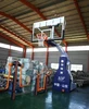 Movable Durable Stand Manual Hydraulic Basketball Hoop With 12mm Tempered Glass
