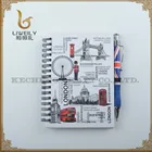Funny London City Lifestyle Note book with Union Jack Pen