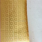 Embossed Gold Coated Aluminum Foil Laminated Paper for Chocolate Wrap