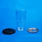 Wholesale and retail factory sell food grade PE(plastic lid) 470ml PET Can