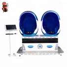 High quality amusement park 9d vr egg 2 seats 360 degree vr cinema vr machine