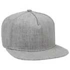 NO 545, fashion model flat visor high profile 5 panel snapback cap