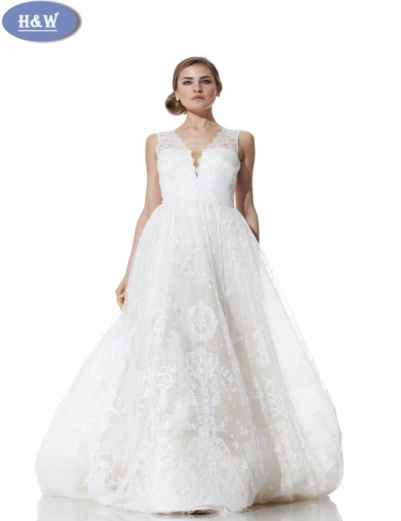 New wedding dress fashionable white/ivory floor length lace/tulle/organza appliques wedding dresses free bridal dresses OZN51612