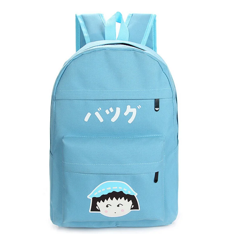 Cartoon Cute Characters Unisex Women's Men's Casual Backpack Print Bag Nylon Travel Bags School Bag Mochila