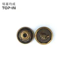Custom Logo Metal Denim Shank Snap Button For Man'S Jeans Jack Pants