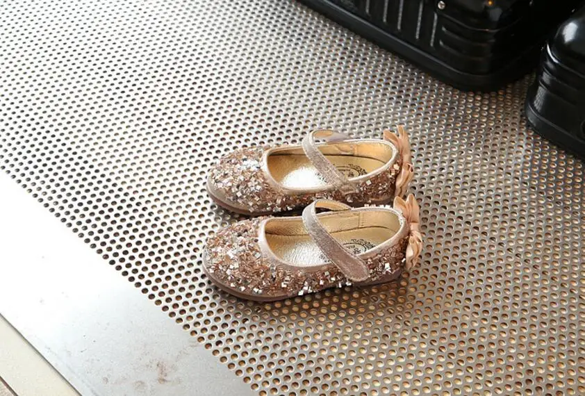 Girls diamond single shoes-18
