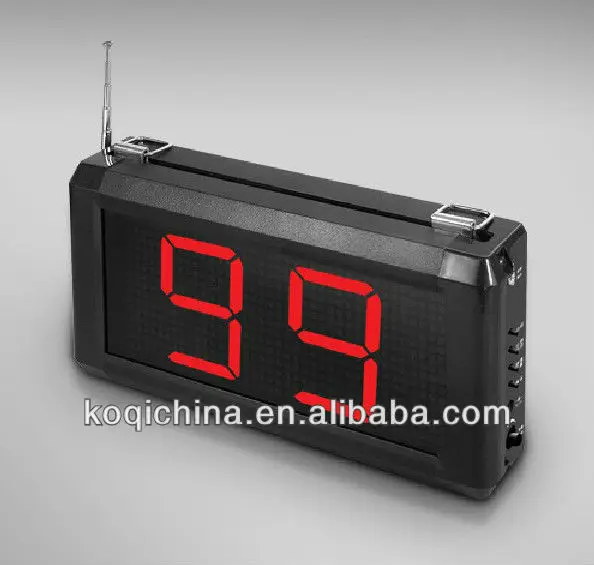 Wireless Queue Calling System Receiver Display K-302