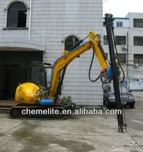 fast speed Rock Drill, Mounted on Excavator, Drill Diameter of 32 to 50mm Holes