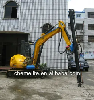 fast speed Rock Drill, Mounted on Excavator, Drill Diameter of 32 to 50mm Holes