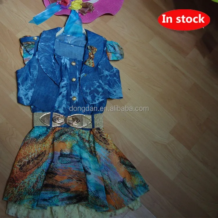 top quality and with low price in stock with kid jean dress and wholesale long denim skirts and kid floral dress