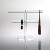 transparent perspex acrylic jewelry display necklace tube holder
