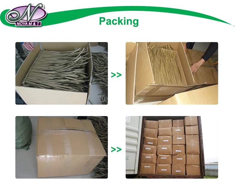 Low price made in china emulated palm leaf thatch