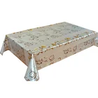 gold pvc table runner brushed dinning table mat beautiful table cloth for party
