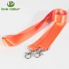 Custom events polyester double hooks lanyards for id card holder