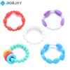 Baby Teething Chewing Soft Silicone Rubber Beads Bracelet