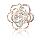 00030 Xuping Wholesale fashionable crystal rhinestone brooch for wedding