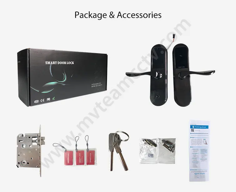 Wholesale Price Biometric Door Lock Keyless Security Smart Fingerprint Lock System For Home, Office, Hotel, House