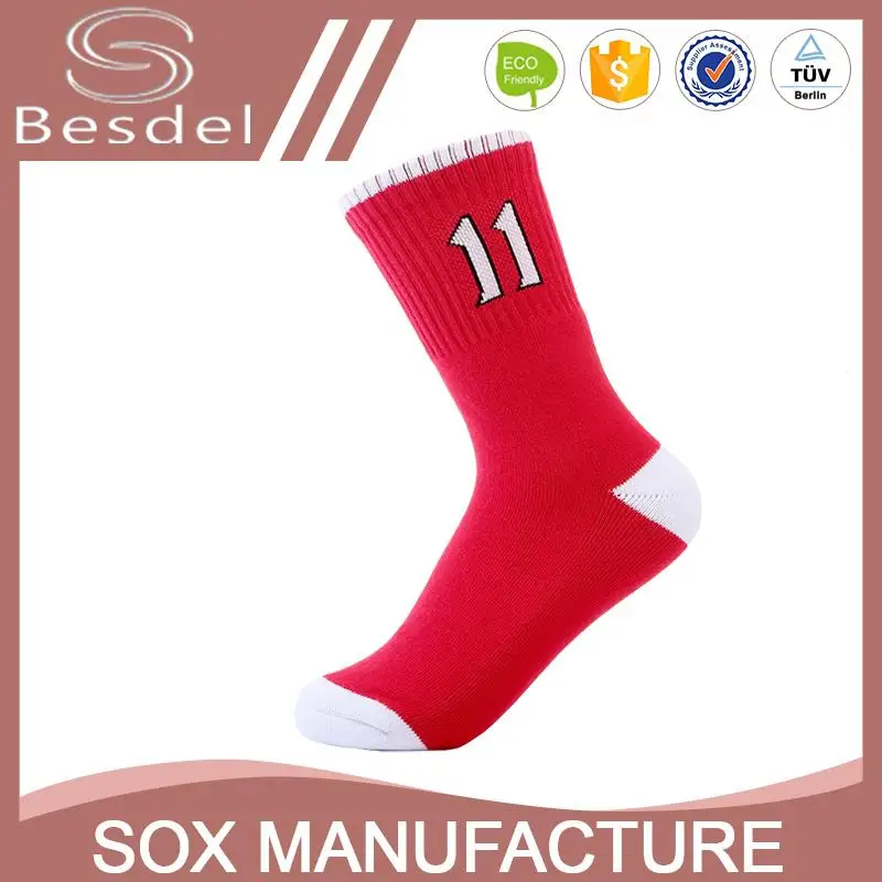 cheap designer hot sale cotton football socks