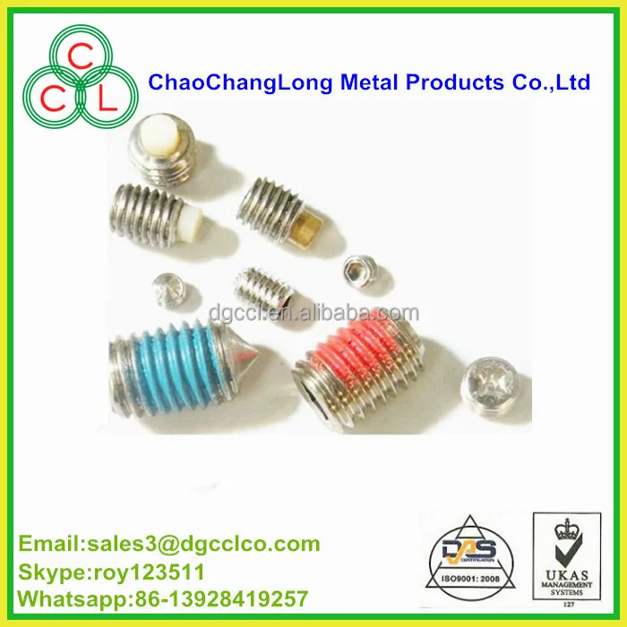 Selflocking Colored Nylon Tipped Patch Set Screw/set Screw Nylok Buy