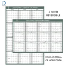 021-1B1 Laminated 2 sided 2020 academic wall calendar printing wall calender