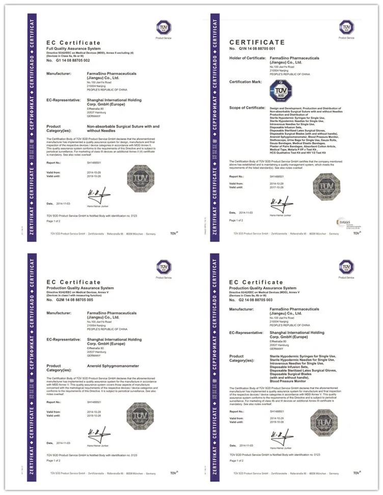 Medical disposable Syringe with Needle for human and  animal use CE  approved volume from 1ml to 300ml