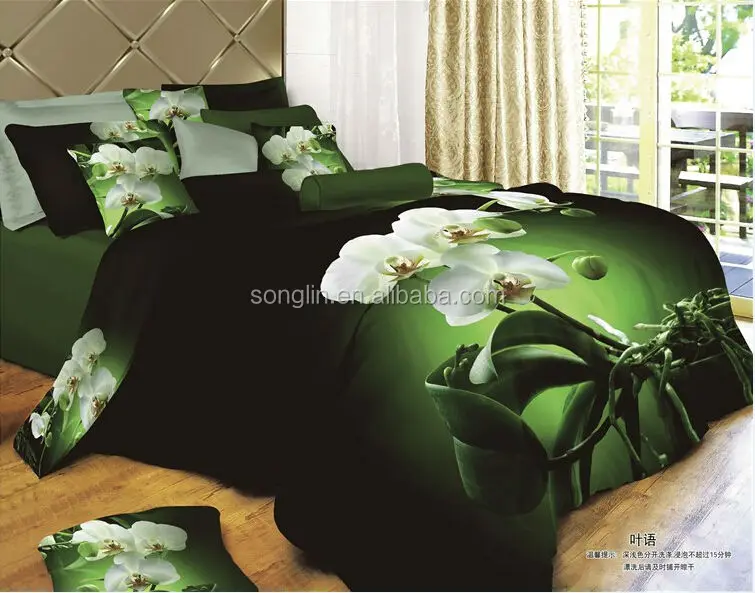 dark green duvet cover