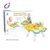 Educational plastic musical learning activity table toy baby learning education