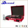 Hot sale LP Portable vinyl MP3 Suitcase Turntable recorder Player With Speaker