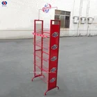 5 Layers Potato Chips Stand Rack Used in Retail Store Wire Snack Display Rack